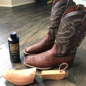 Dan Post Ostrich skin boots